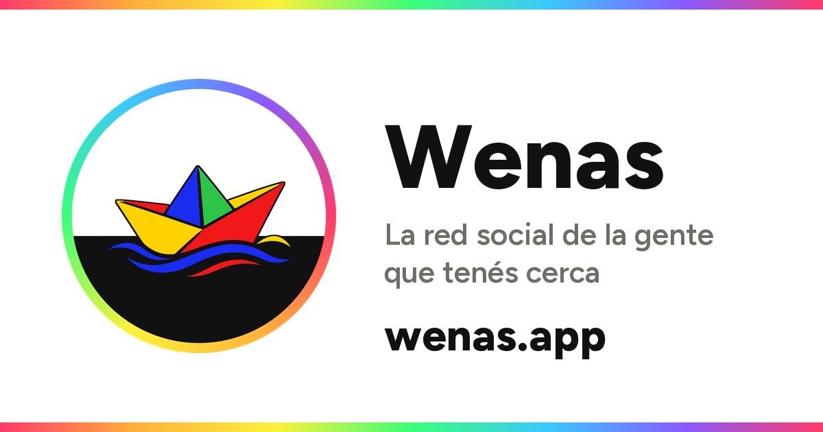 Mi Proyecto terminado. Wenas: Un lugar con gente como vos!